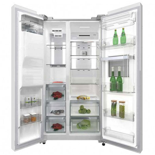 یخچال و فریزر ساید بای ساید دوو مدل پارامو سایز بزرگ D4S-3340MW